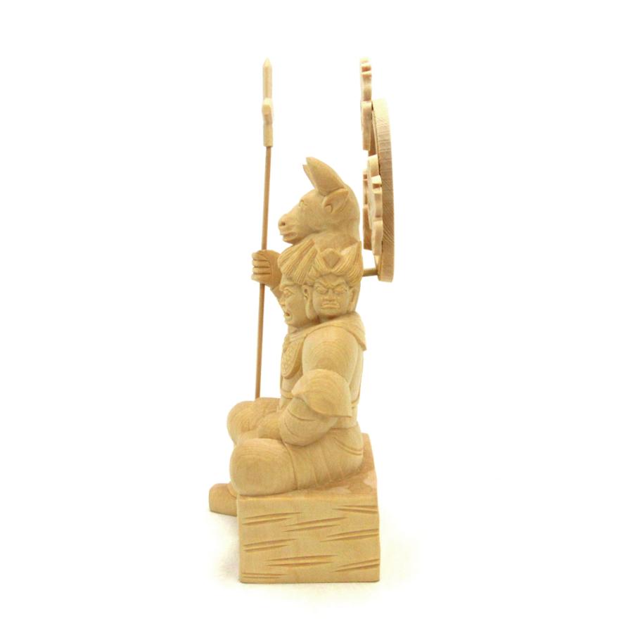 仏像 牛頭天王 総高20cm 桧木 : 栗田こだわり仏像専門店 - 通販