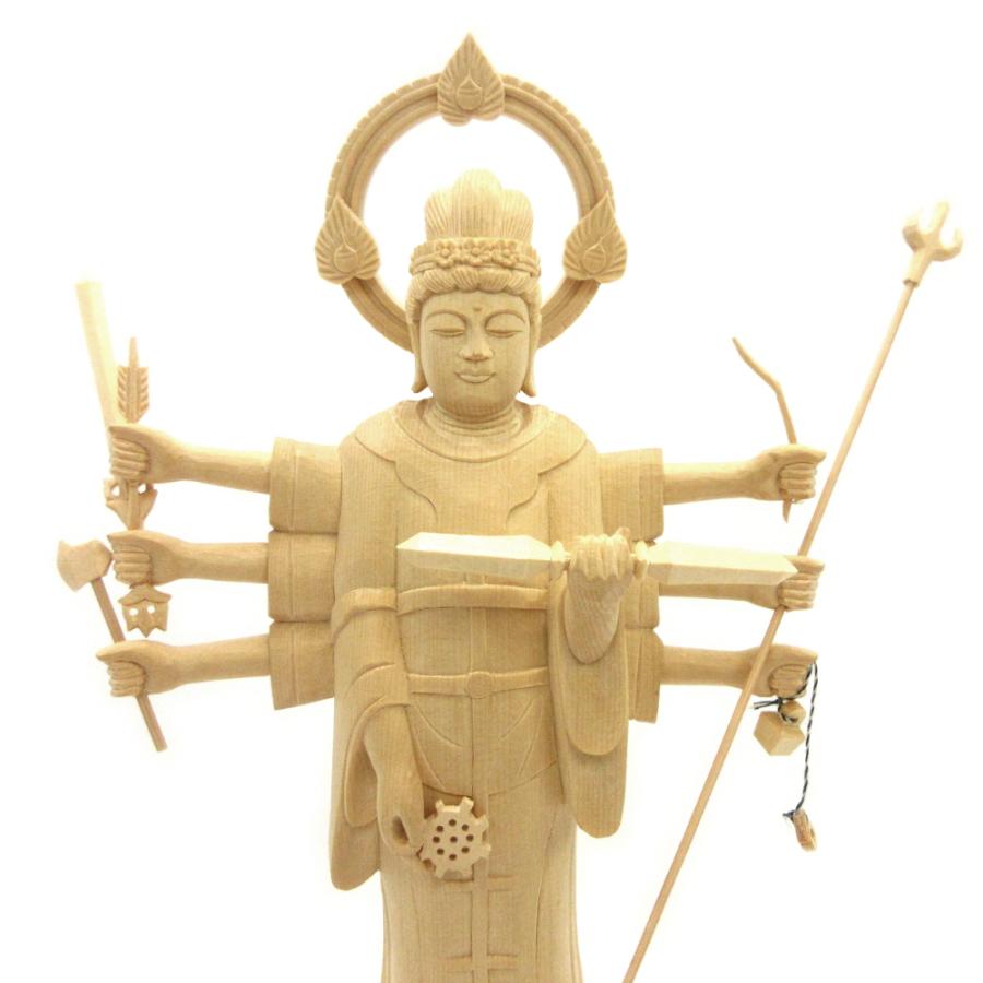 仏像 弁才天 立像 6.0寸 桧木 弁才尊天 弁財天 妙音天 : 栗田こだわり仏像専門店 - 通販 - Yahoo!ショッピング