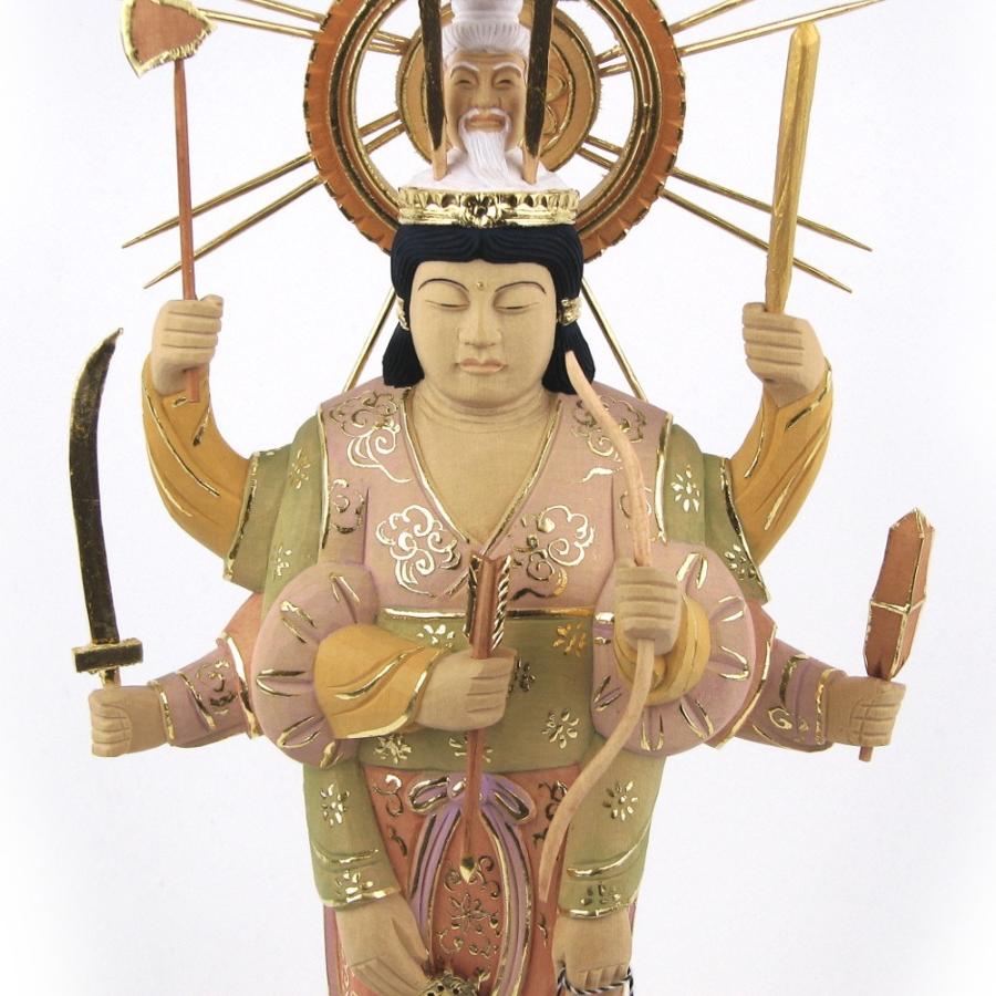 仏像 宇賀弁才天 立像 6.0寸 桧木彩色 宇賀弁財天 宇賀神 弁才尊天 妙音天 : 栗田こだわり仏像専門店 - 通販 - Yahoo!ショッピング