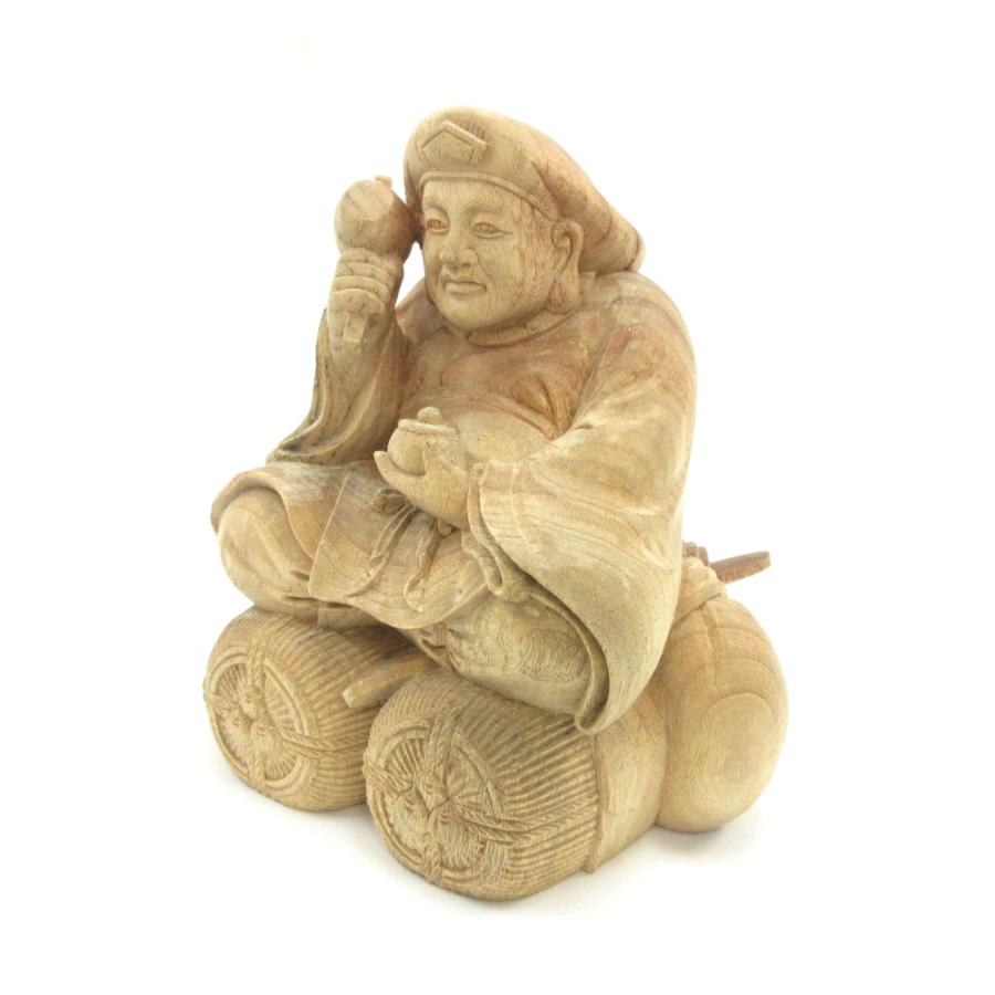 仏教美術　七福神　土偶のような大黒天　置物　江戸〜明治初期　日本美術　骨董 楽天市場】骨董○備前焼大黒天置物○七福神 | 明治時代頃-19世紀