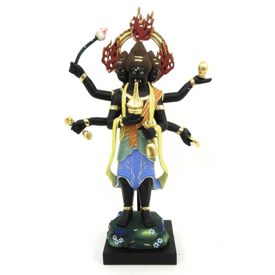 仏像 三宝荒神 立像 5.0寸 柘植彩色 : 栗田こだわり仏像専門店 - 通販