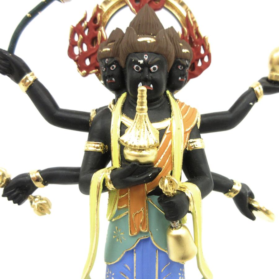 仏像 三宝荒神 立像 5.0寸 柘植彩色 : 栗田こだわり仏像専門店 - 通販