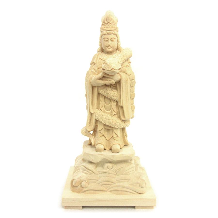 仏像 白蛇神 白長大神 21cm 桧木 : 栗田こだわり仏像専門店 - 通販