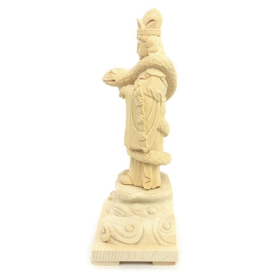 仏像 白蛇神 白長大神 21cm 桧木 : 栗田こだわり仏像専門店 - 通販