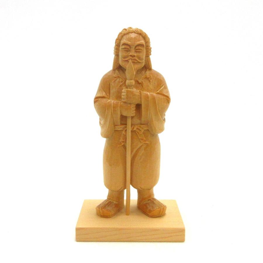 木彫神像/大物主命（オオモノヌシ）15cm桧木 : 栗田こだわり仏像専門店