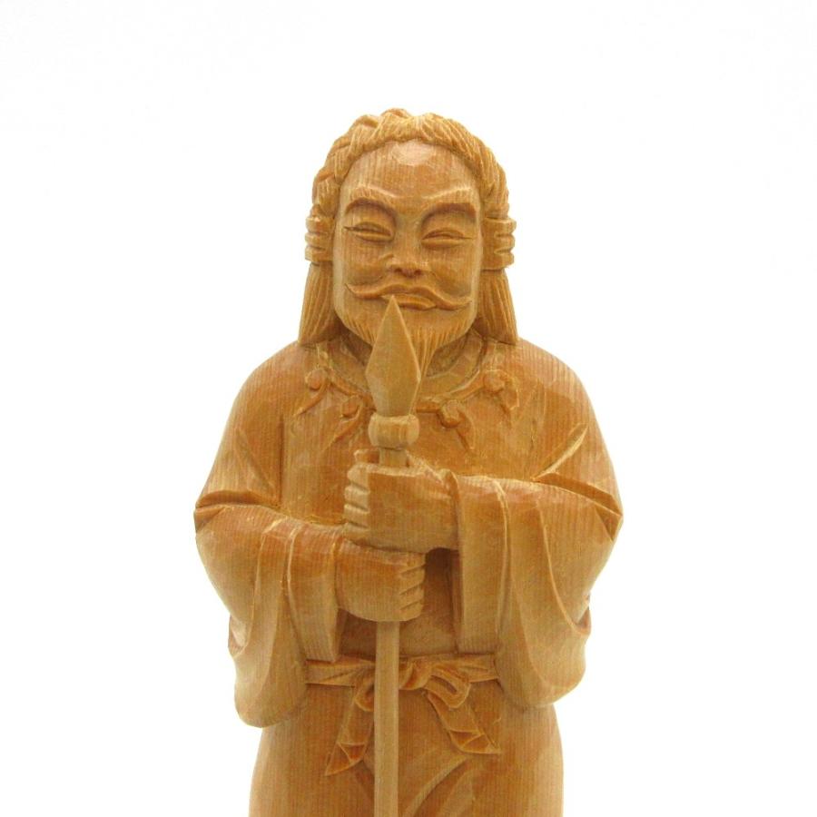 木彫神像/大物主命（オオモノヌシ）15cm桧木 : 栗田こだわり仏像専門店