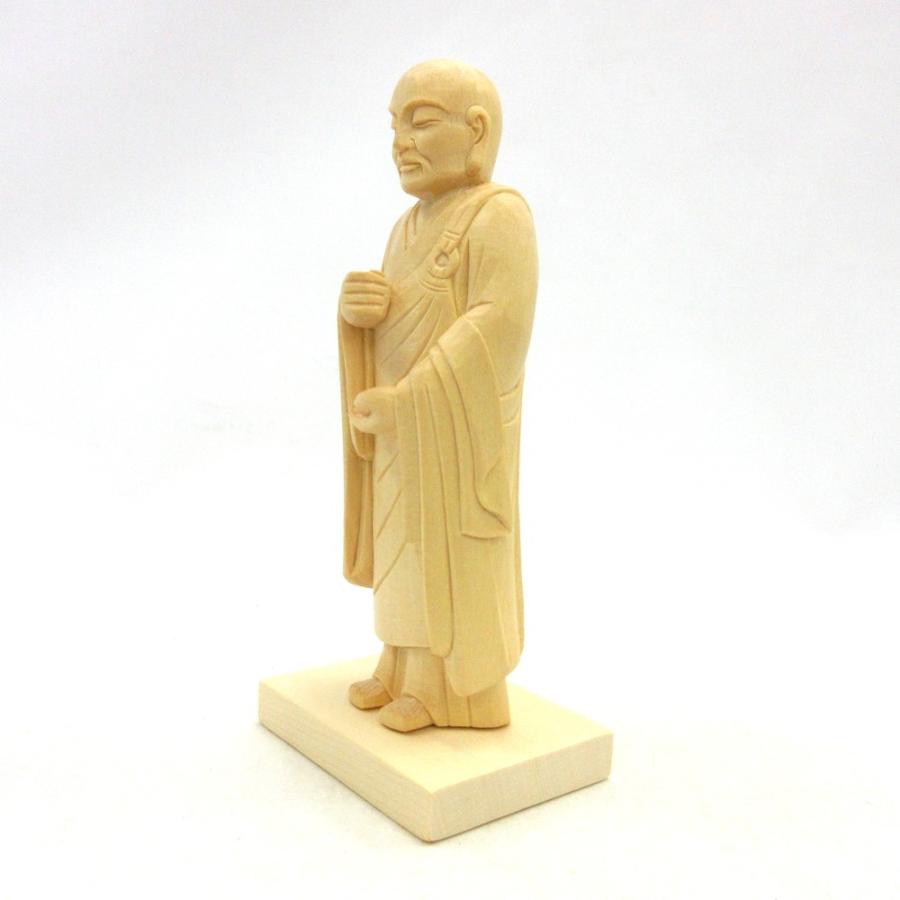 仏像 八幡大菩薩 立像 15cm 桧木 八幡神 応神天皇_2
