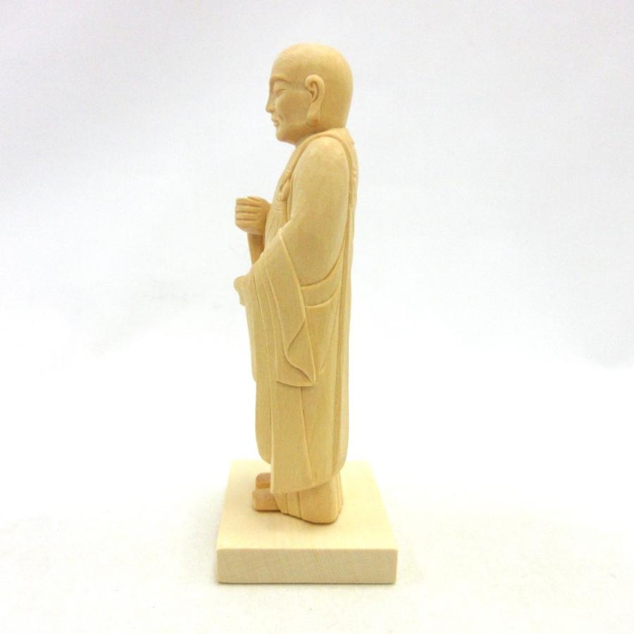 仏像 八幡大菩薩 立像 15cm 桧木 八幡神 応神天皇_3