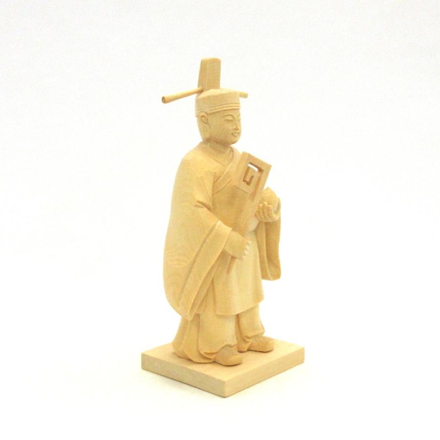 木彫神像/味ス高彦根神 総高19cm桧木_1