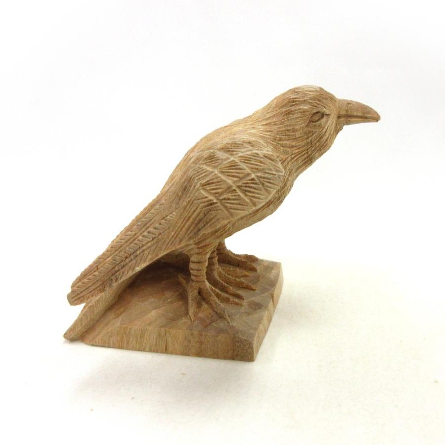 八咫烏さま専用 木彫/八咫烏（やたがらす、やたのからす）11cm楠木 : 栗田こだわり仏像