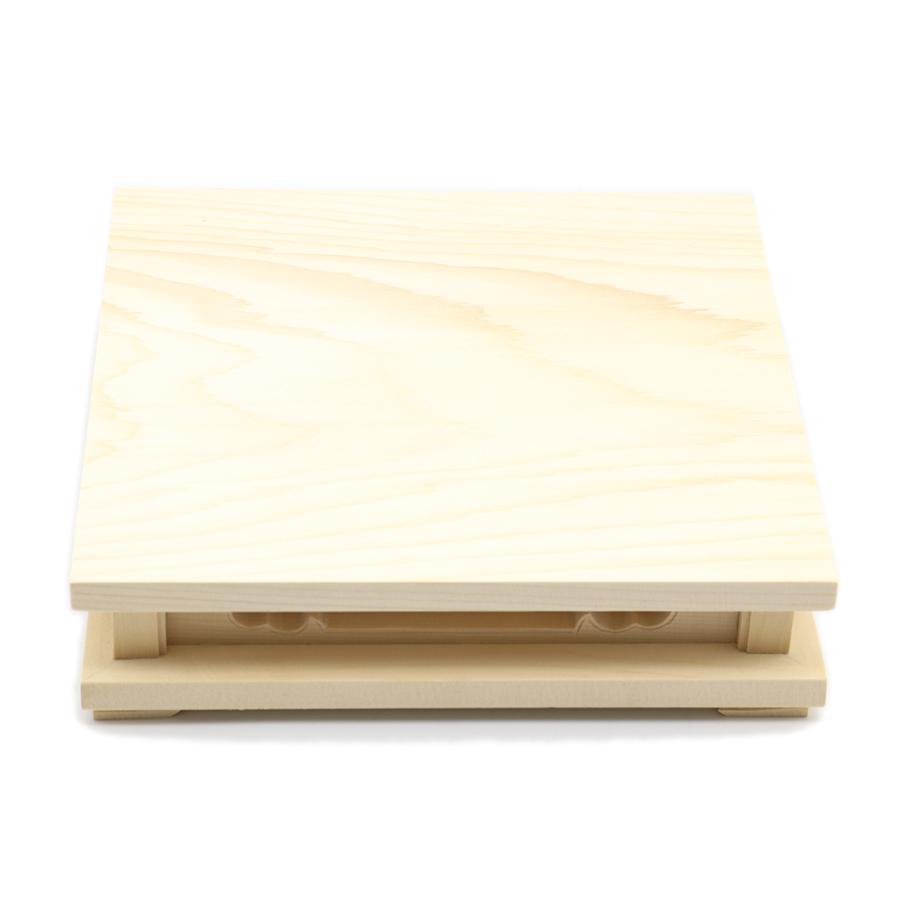 木製仏具 四角台座(低・大) W20*D20*H5cm 桧木 仏像台 : 栗田 木製仏具 四角台座(低・大) W20*D20*H5cm 桧木 仏像台 : 栗田