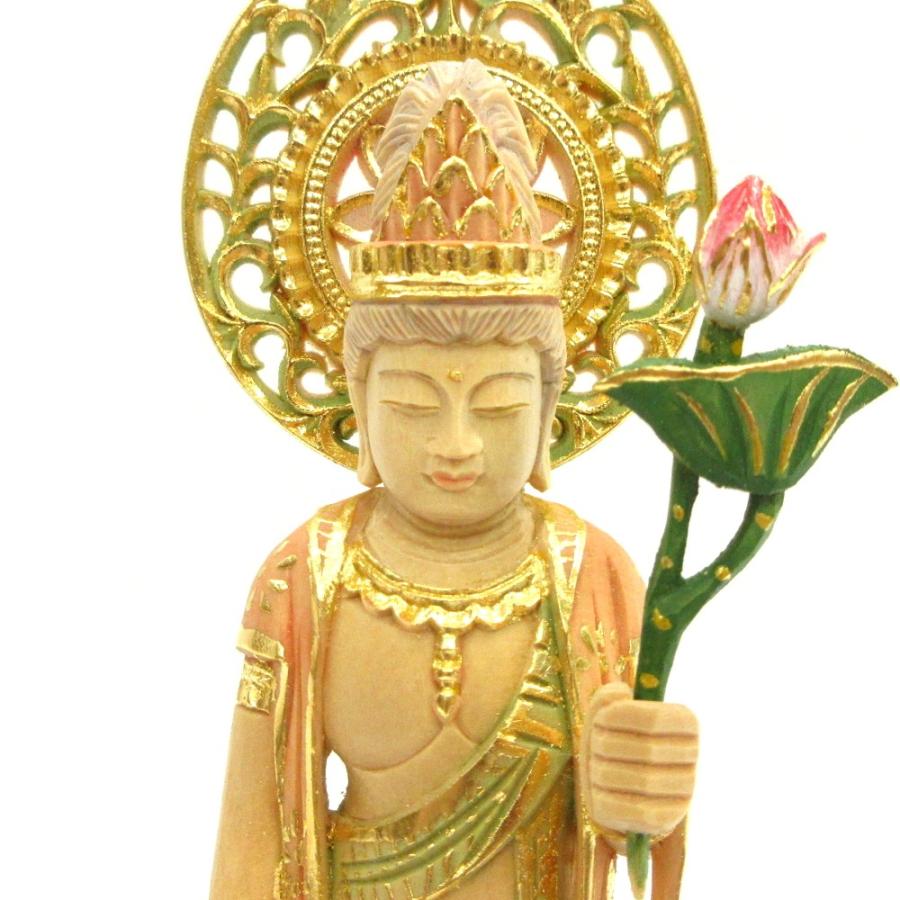 決算大特価中　優しい仏像★ヒバ材 慈母観音菩薩像4.5寸立★高さ：約22cm 決算大特価中優しい仏像☆ヒバ材 慈母観音菩薩像4.5寸立☆高さ
