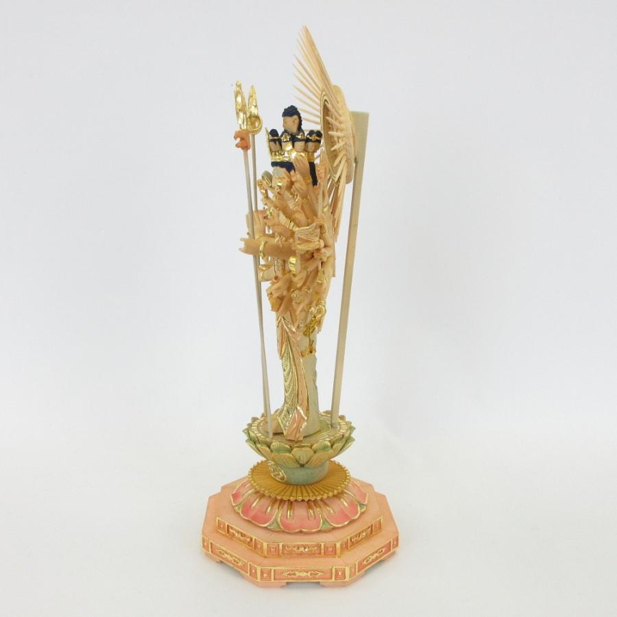 【フォロー割・新品】 聖観音菩薩　檜　総高さ約20.5㎝ 　聖観音　桧　観音 楽天市場】仏像 千手観音菩薩 立像 4.0寸 円光背 八角台 桧木 観音菩薩