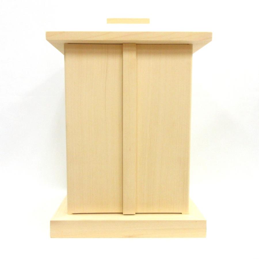 木製仏具/白木厨子(内寸20*20*28cm)桧木・難あり : 栗田こだわり仏像