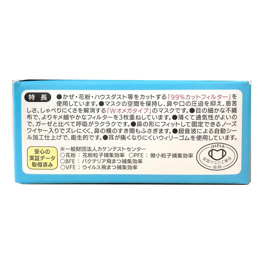 99％カットフィルター サージカルマスク ふつうサイズ 30枚入×12箱 合計360枚 全国マスク工業会 会員商品 不織布マスク |  | 03