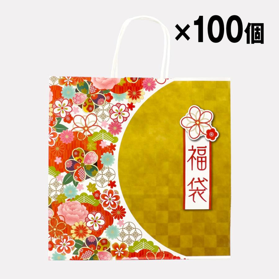 ギフト 手提げ袋 福袋 紙袋 ラッピング プレゼント ×100個 ケース売り