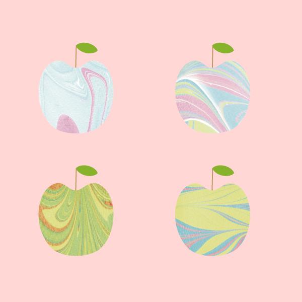 かわいいりんご ライトピンク アトリエmimare オリジナルイラストプリント 半袖 Tシャツ Mmr002 02 クリエイターズ天国 くりてん 通販 Yahoo ショッピング