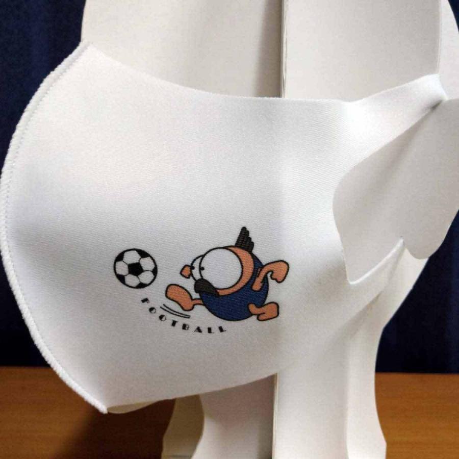 繰り返し使える クリエーターズマスク ユニーク な スポーツキャラクター イラスト プリント サッカー |  | 03