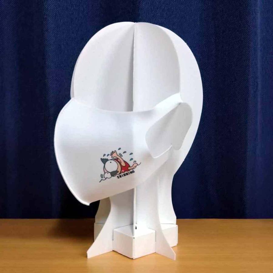 繰り返し使える クリエーターズマスク ユニーク な スポーツキャラクター イラスト プリント 水泳 |  | 04