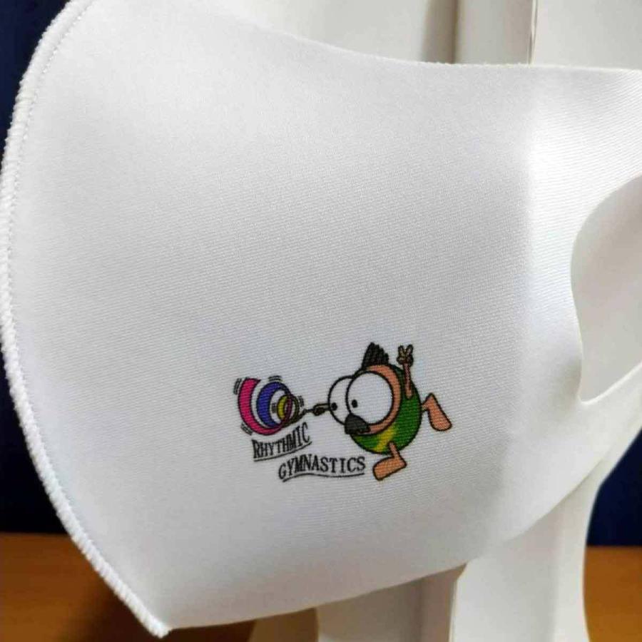 繰り返し使える クリエーターズマスク ユニーク な スポーツキャラクター イラスト プリント 新体操 |  | 03