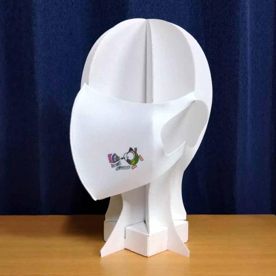 繰り返し使える クリエーターズマスク ユニーク な スポーツキャラクター イラスト プリント 新体操 |  | 04