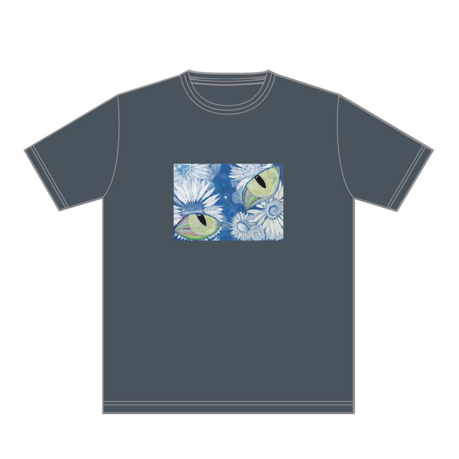 あの空へ デニムカラー おかしなせかい イラストプリント 半袖 Tシャツ |  | 02