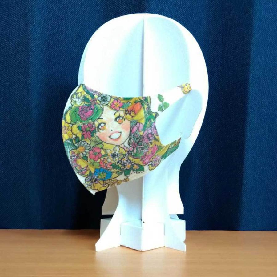 洗って繰り返し使える クリエーターズマスク ユニーク イラスト