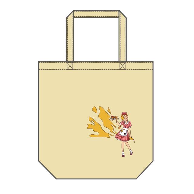 Mサイズ トートバッグ オリジナルイラスト イラストプリント