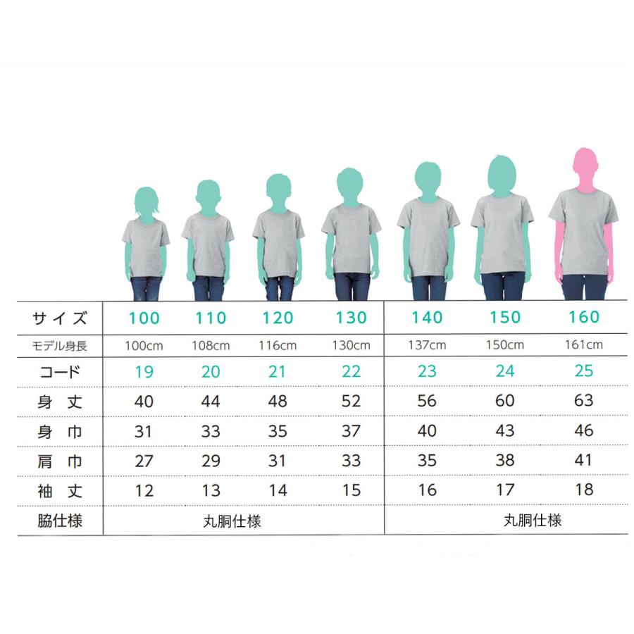 子ども服 親子で ペアルック イラスト バックプリント 半袖 Tシャツ