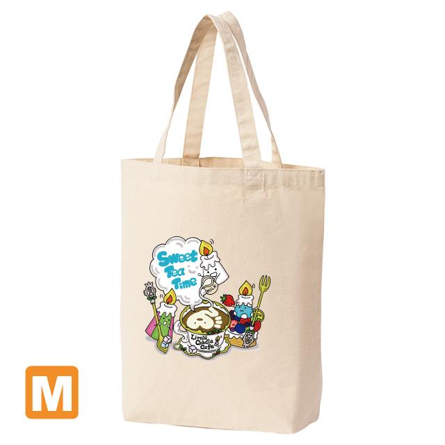 ティータイム キャンバストートバック Mサイズ ナチュラル ユコ イラストプリント Yuko003 02 クリエイターズ天国 くりてん 通販 Yahoo ショッピング