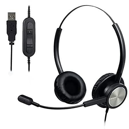 即出荷可能 送料無料usbヘッドセット 音量コントロールとミュートマイク付き ノイズキャンセリング 快適フィットイヤーマフ Pcチャットオンラインクラスに最適好評販売中 長ズボン下 スマホ タブレット パソコン パソコン周辺機器 Mncomercial Com Br