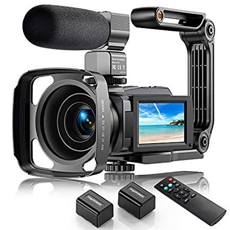 激安通販  Ultra 48MP Camcorder Camera Video 送料無料4K HD Vlogg好評販売中 with YouTube for Camera Video ビデオカメラ