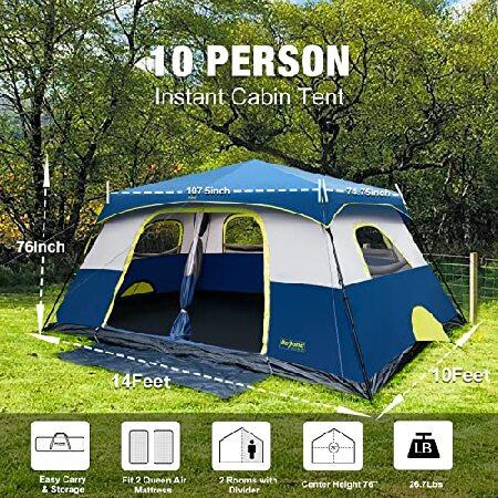 純正ショップ BeyondHOME 10 Person Instant Cabin Tent with 19.3