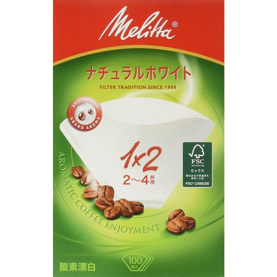 メリタ Melitta コーヒー ドリッパー 日本製 計量スプーン付き 目盛り付き プラスチック製 2~4杯用 ブラウン アロマフィルターシ|kuro-shop|04