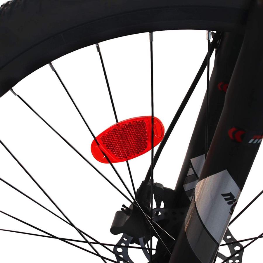 93％以上節約 BSK JIS規格 自転車汎用 安全警告 楕円 レッド ホイールリフレクター 72 36.5 ｍｍ 2枚入り barso.uz