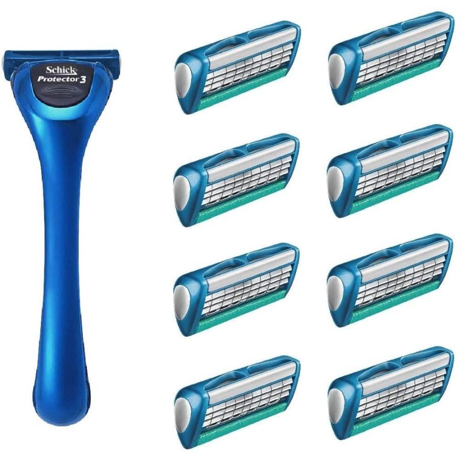 シック Schick プロテクター スリー クラブパック (ホルダー (刃付き) + 替刃8コ) 3枚刃 カミソリ 髭剃り ドイツ製替刃 セ :20210630025439-00073:Kuros Shop - 通販 - Yahoo!ショッピング シック Schick プロテクター スリー クラブパック (ホルダー (刃付き) + 替刃8コ) 3枚刃 カミソリ 髭剃り ドイツ製替刃 セ :20210630025439-00073:Kuros Shop - 通販 - Yahoo!ショッピング