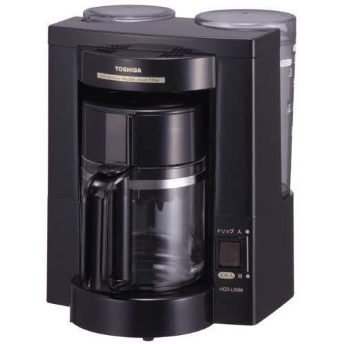 TOSHIBA コーヒーメーカー ブラック HCD-L50M(K) :20210727065250 