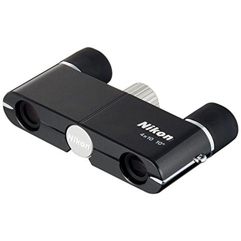 Nikon 双眼鏡 遊 4X10D CF ダハプリズム式 4倍10口径 エボニーブラック 4X10DCF (日本製)
