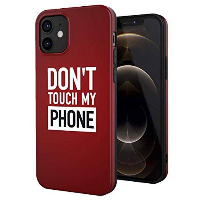 注目ブランド touch Don't デザイン2個 12miniケース iphone Attract my かっこいい 私の電話に触れないで phone iPhone用ケース