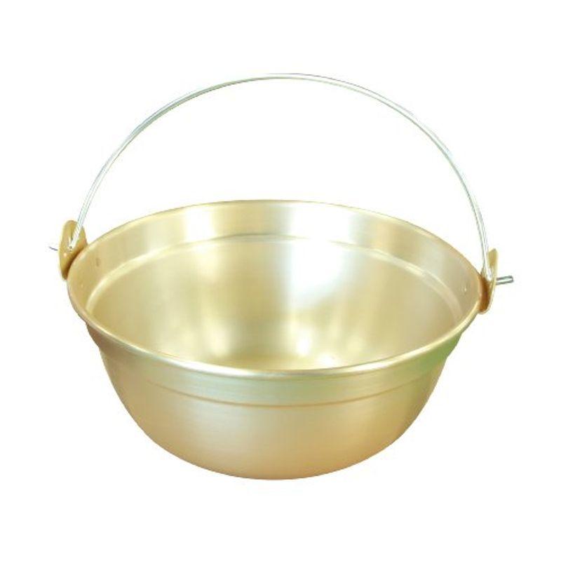 アルマイト ツル付段付鍋 36cm