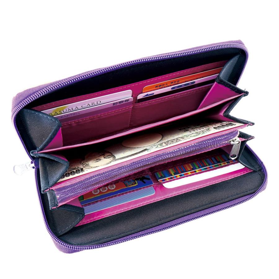 京都くろちく ラウンド長財布・新花筐シリーズ・京都くろちく・本店