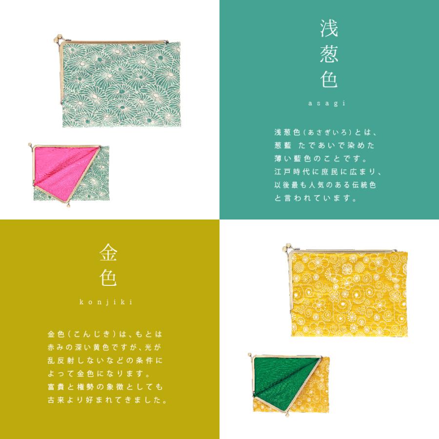 京都くろちく ふくれ織 L型御朱印がま口 本店 : 京都くろちく - 通販