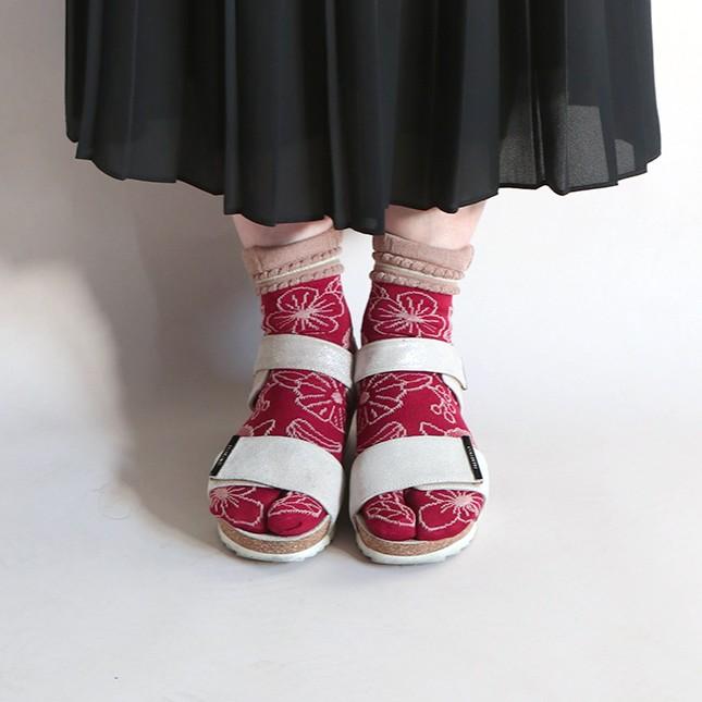 京都くろちく ふくれ編み 文化足袋 京都 くろちく 本店 : 京都くろちく