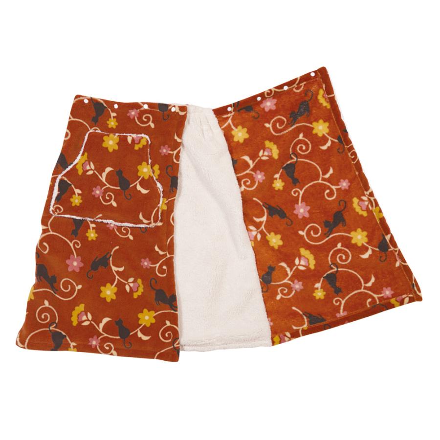 京都くろちく ふんわりマイクロファイバー・巻きスカート【こちらの