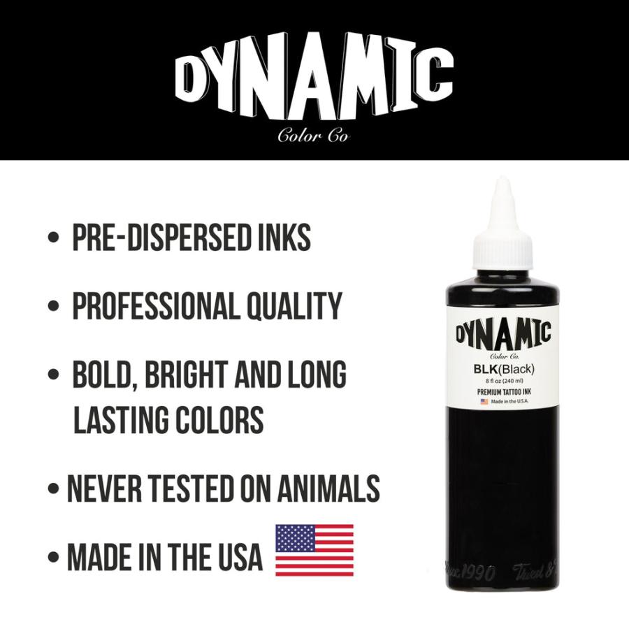 正規品】Dynamic タトゥーインク ブラック 1oz ダイナミック 黒インク
