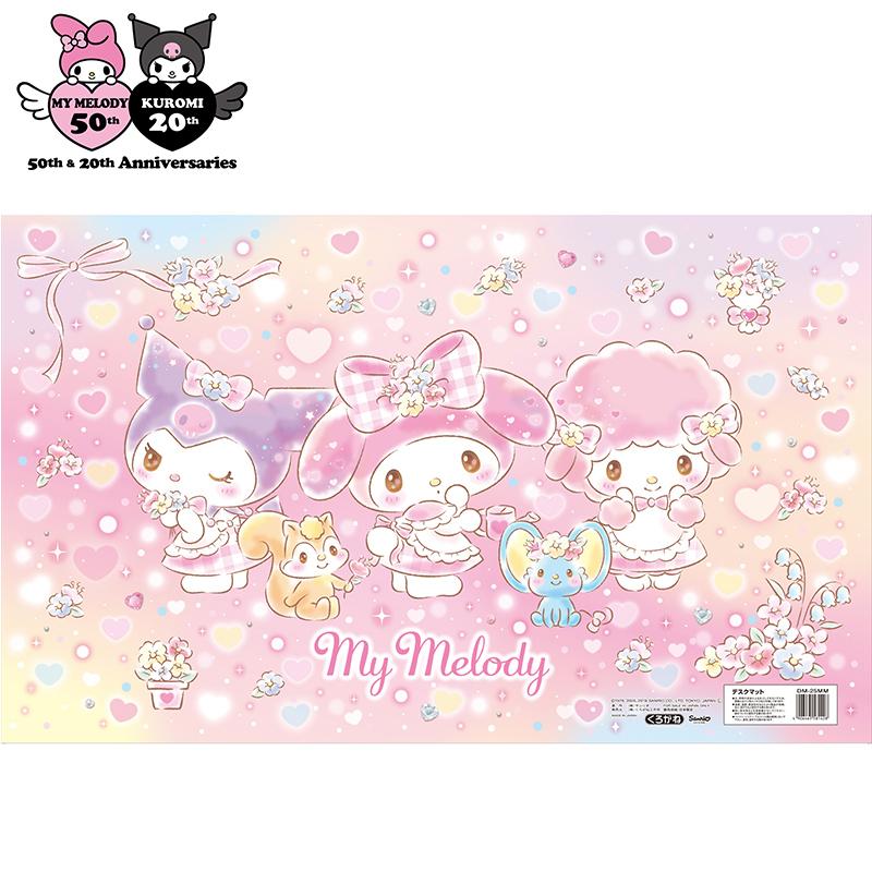 マイメロディ マイメロディ柄 デスクマット [ 巻かずに発送！] DM-25MM