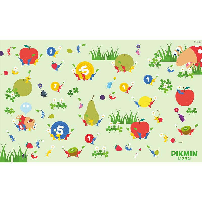 巻かずに発送！ ピクミン柄 デスクマット 裏面はピクミン図鑑 DM
