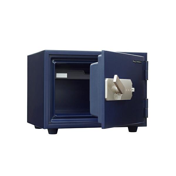 日本アイエスケイ 20L 特殊マグネットロック式金庫 KS-20MNA アラーム付き 1時間耐火 キングクラウン 家庭用金庫 業務用金庫_1