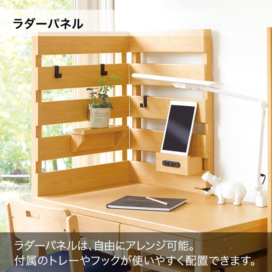 くろがね工作所 学習机 勉強机 ライト付き くろがね工作所 学習机 ラティック [デスク+ワゴン+書棚+LED