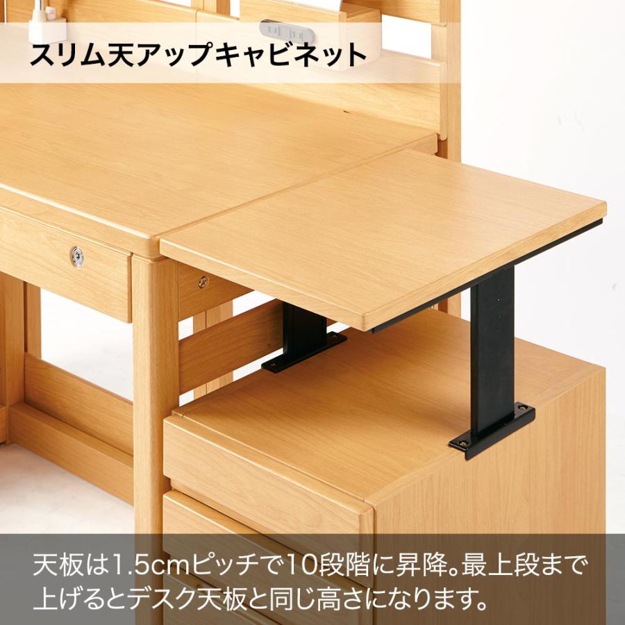 くろがね工作所 パネル付学習机セット [ デスク+ワゴン＋パネル